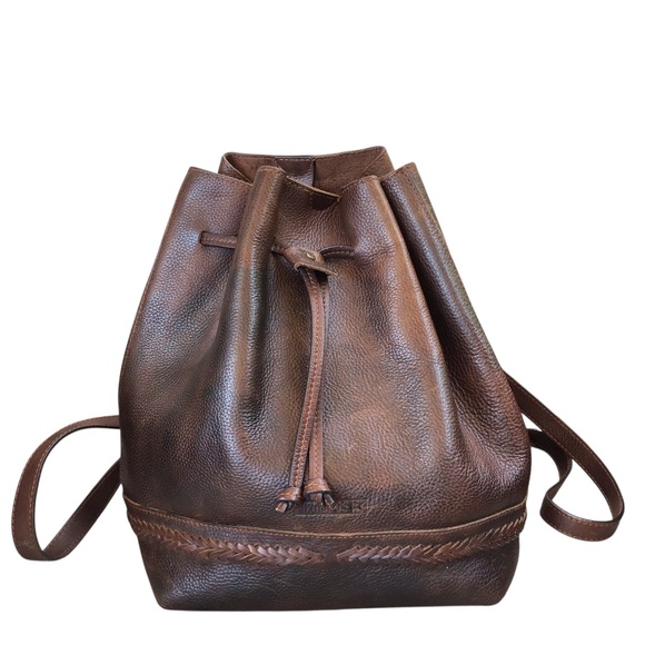 PIKOLINOS Brown Leather Backpack - Picture 4 of 16